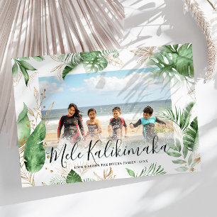 Foto de Navidad Tropical Botánica Mele Kalikimaka
