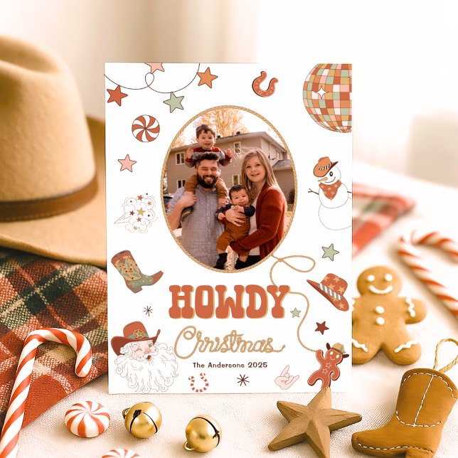 Foto de Navidad Western Howdy (Subido por el creador)