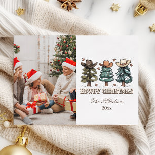 Foto de Navidad Western Howdy