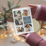 Foto de Navidades de Collage | Feliz Navidad | Azu<br><div class="desc">Foto de Navidades de Collage | Feliz Navidad | Azul</div>
