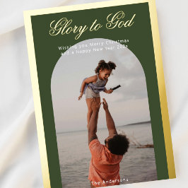 Foto de Navidades religiosos saludando tarjeta de