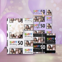 Foto de nombre Papel de envolvimiento de cumpleaño