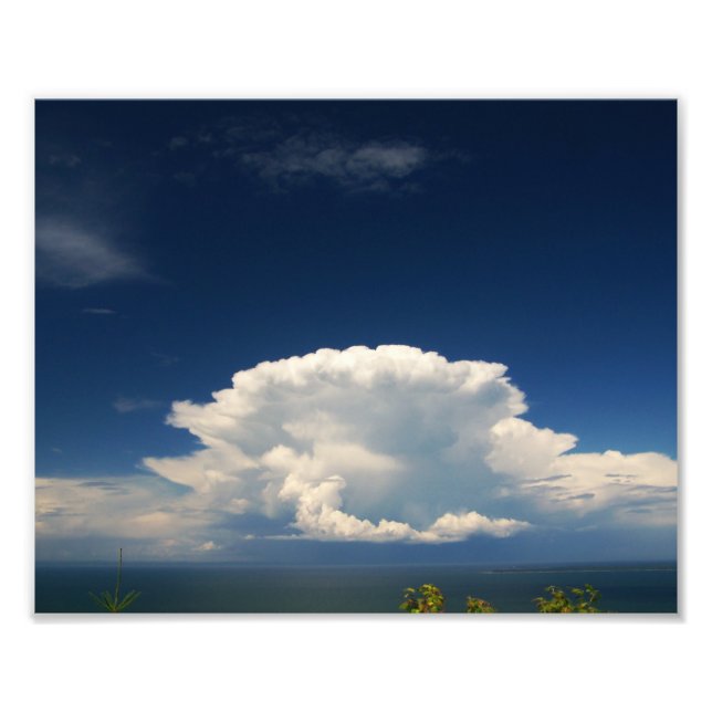 Foto de Nube Blanca Esponjosa (Frente)