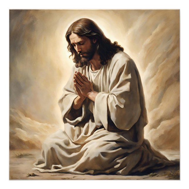 Foto De Oración De Jesús (Frente)