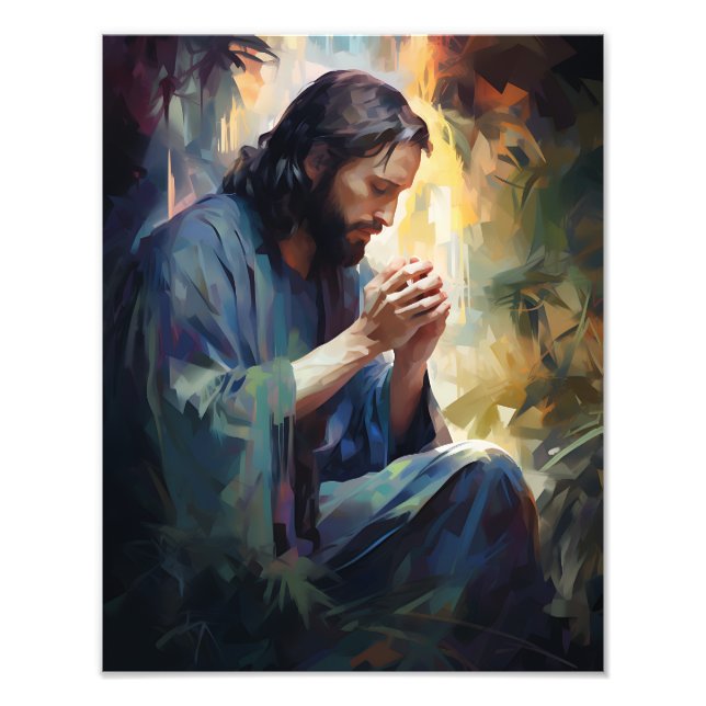 Foto De Oración De Jesús (Frente)