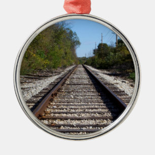 Foto de ornamento de círculo en vías ferroviaria