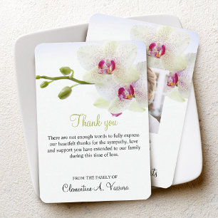 Foto de orquídeas blancas de simpatía de 3.5"x5"