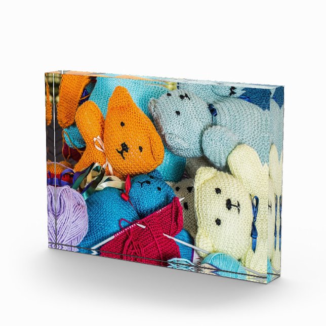 Foto de osos de peluche de punto (Derecha)