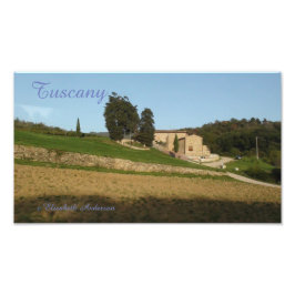 Foto de paisajes toscanos impresa