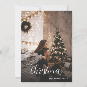 Foto de pareja de Navidad moderna y trendy