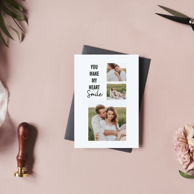 Foto de pareja en collage y cita romántica encanta (Subido por el creador)