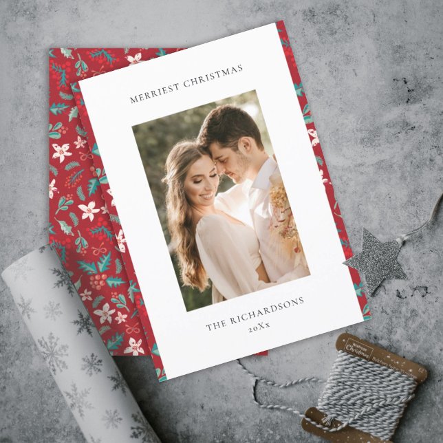 Foto de patrón floral de bayas rojas de Navidad (Subido por el creador)