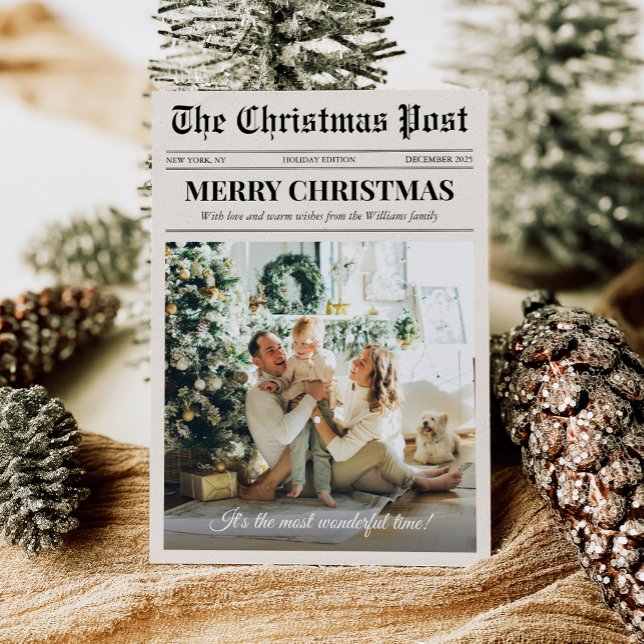 Foto de periódico de Navidad moderna feliz (Subido por el creador)