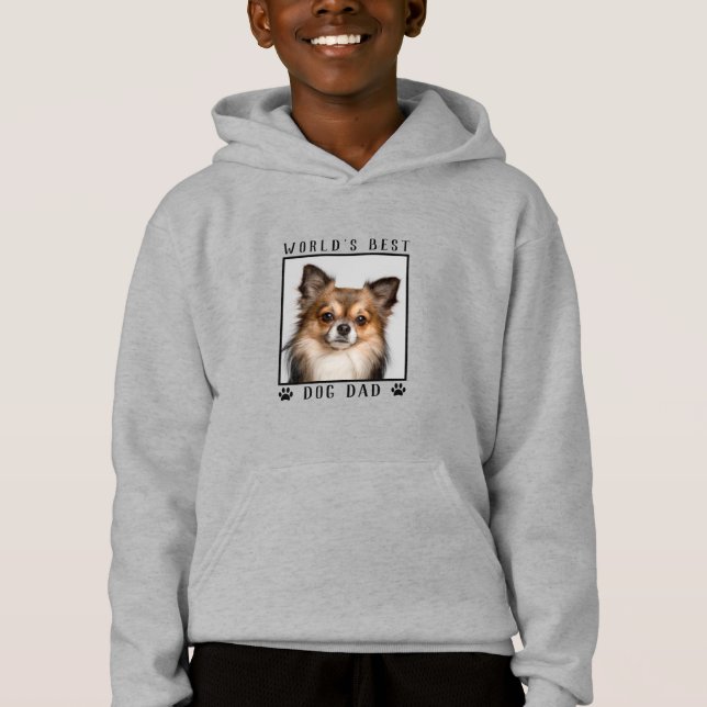 Foto de perro con huellas de patas de Papá Perro d (Anverso)