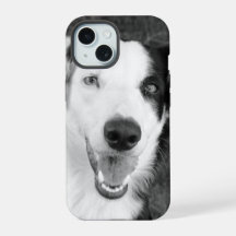 Foto de perro Personalizable en blanco y negro