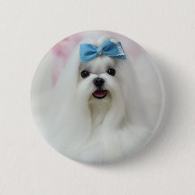 Foto de perro personalizada | Botón de pin persona