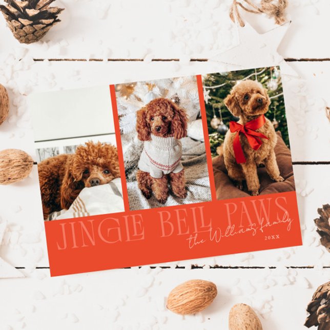Foto de perro rojo de Navidad con campanas sonoras (Subido por el creador)