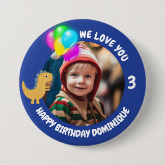 Foto De personalizable, Nombre Y Botón Cumpleaños