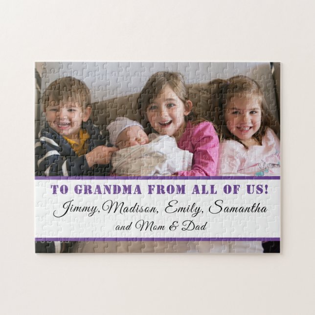 Foto de personalizable - Rompecabezas (Horizontal)