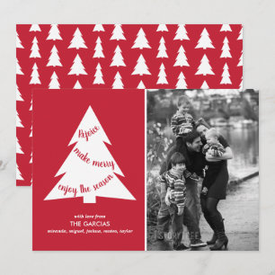 Foto de Personalizado de árbol de Navidad geométri