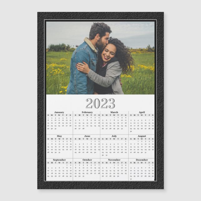 Foto de Personalizado de calendario magnético de a (Anverso)