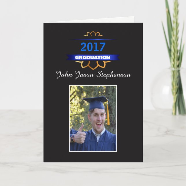 Foto de Personalizado de Invitación de graduación  (Anverso)