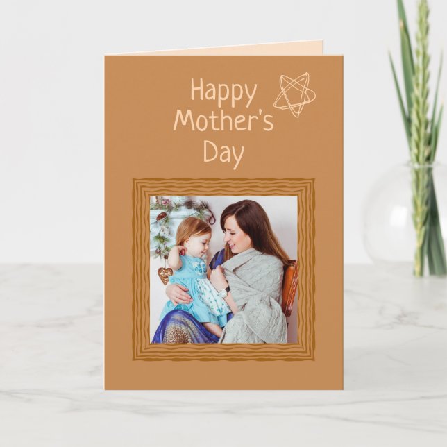 Foto de Personalizado de tarjetas del día de la ma (Anverso)