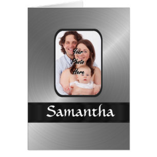 Foto de personalizado gris plateado