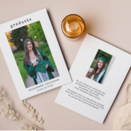 Foto de Personalizado minimalista | Invitación de 
