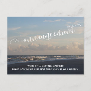 Foto de playa: Invitación Boda pospuesta