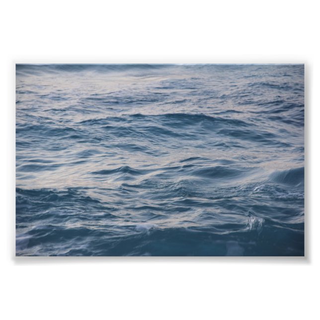 Foto de primer plano de rizaduras de agua de mar (Frente)