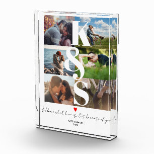 Foto de regalo de amor para parejas personalizadas
