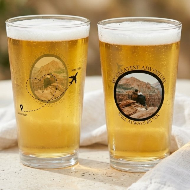 Foto de relación a larga distancia  (Long Distance Relationship Photo Glass
)