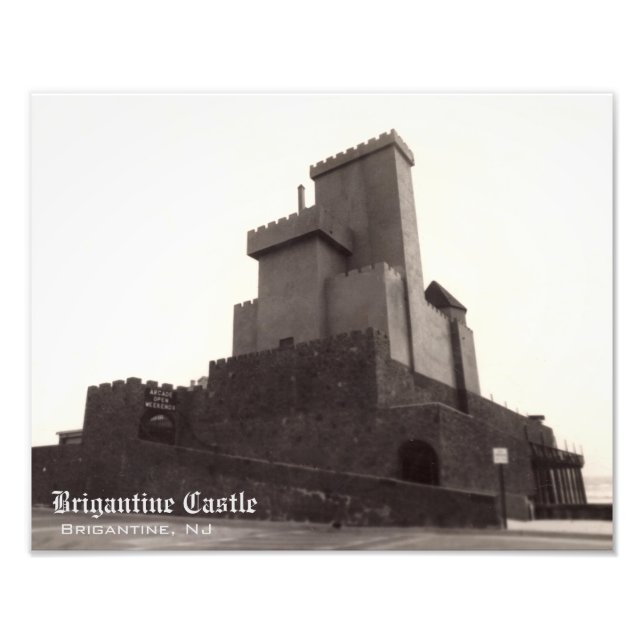 Foto de reproducción del castillo de Brigantine (Frente)