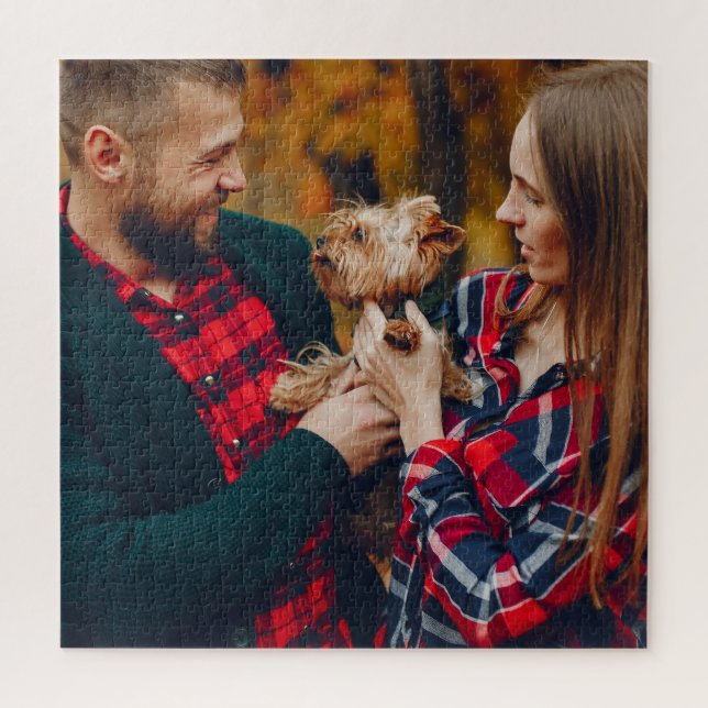 Foto de rompecabezas personalizado Regalo de boda  (Vertical)