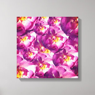 Foto De Rosas Rosa Rosadas Lienzo Envuelto