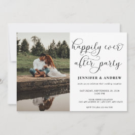 Foto de script simple | Invitación a la boda de la