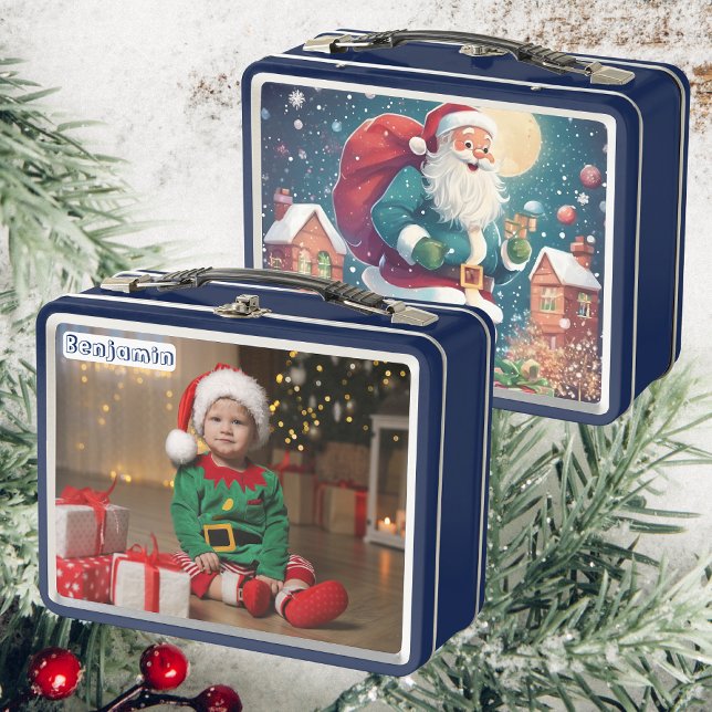 Foto de Son | Regalos de Santa Entrega | Kids Blue (Front And Back)