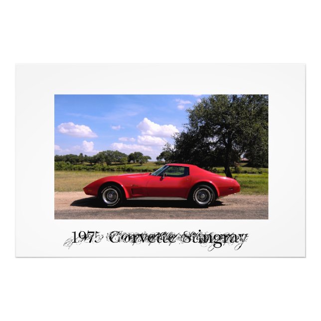 Foto de Stingray, Corvette de 1975 (Frente)