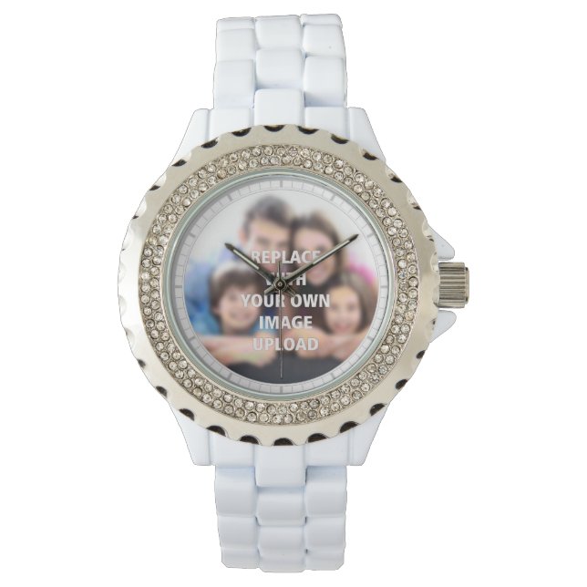 Foto de su familia en un reloj (Anverso)