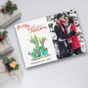 Foto de suculenta Cactus de Navidad Feliz