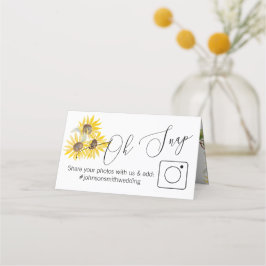 Foto de Sunflower Compartir tarjeta de mesa plegad