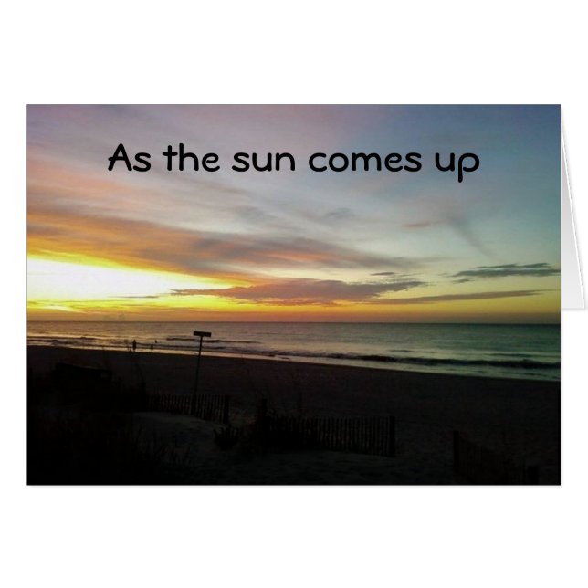 FOTO DE SUNRISE-MIENTRAS EL SOL SE PONE EN MI MENT (Anverso (Horizontal))