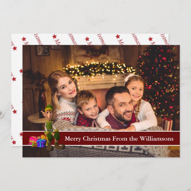 Foto de tarjeta completa y Elf con banda de texto  (Anverso / Reverso)