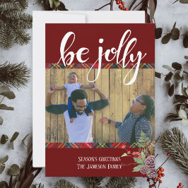 Foto de tarjeta de felicitación de temporada con t