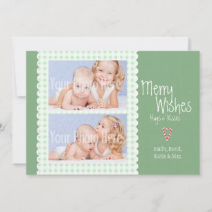 Foto de tarjeta plana de naves de verificación