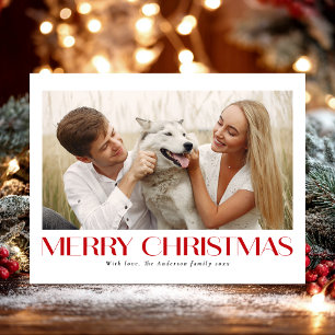 Foto de tipografía elegante Feliz Navidad
