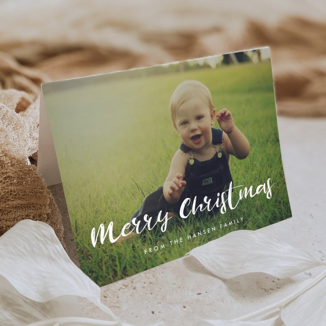 Foto de tipografía escrita a mano de Feliz Navidad (Subido por el creador)