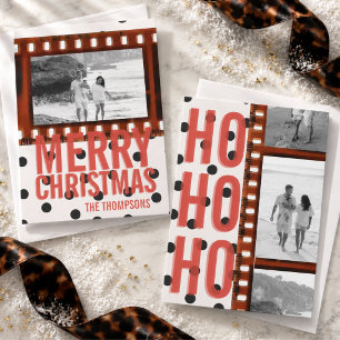 Foto de tira de película maximalista de Navidad