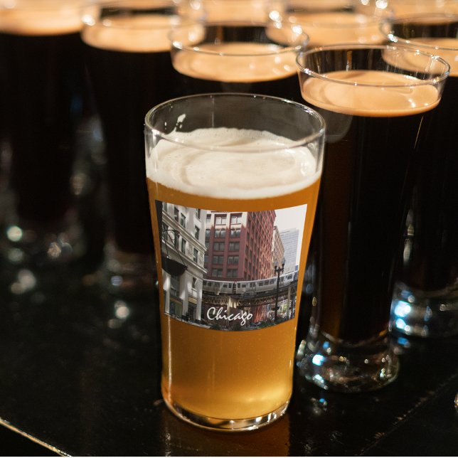 Foto de tren elevado en bucle de Chicago (In Situ)